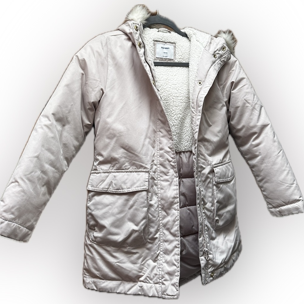 Old Navy Jackets & Coats; Old Navy Winter Jacket; Soft Pink; Girls’ Size 10-12